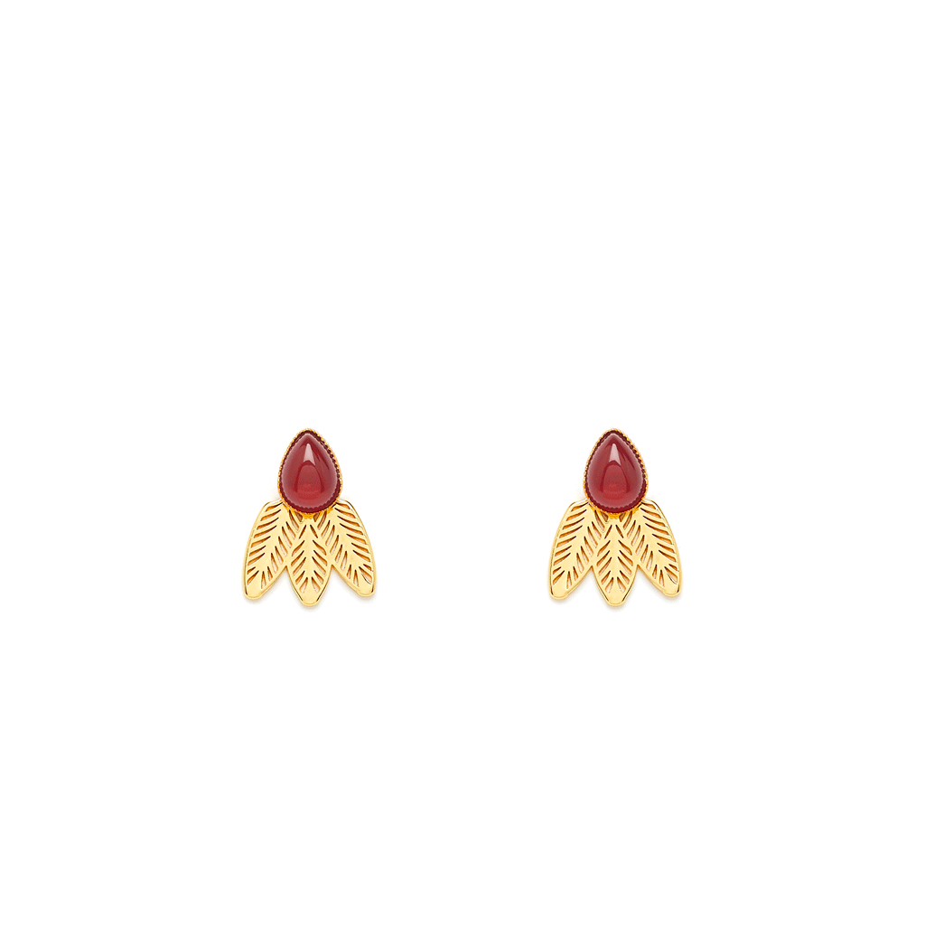 Custom Fine earrings made out of gold plated 925 sterling silver