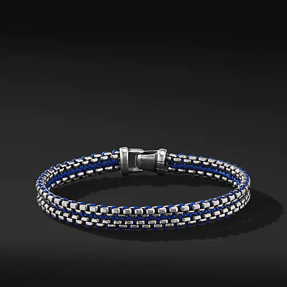 Joyería OEM/ODM del proveedor de la joyería de la pulsera de plata del diseño de la pulsera para hombre de encargo al por mayor de Alemania