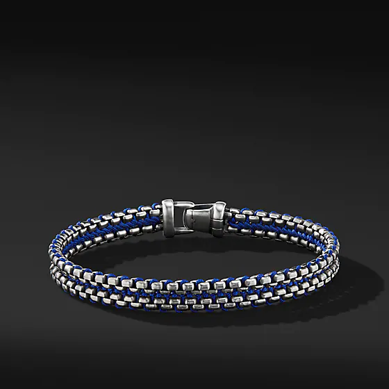 Atacado personalizado Alemanha pulseira masculina design pulseira de prata fornecedor de joias OEM / ODM joias