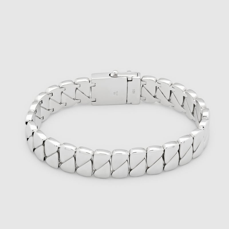 Pasgemaakte handgemaakte CZ sterling silwer druppelarmband Juwelierswareverskaffer