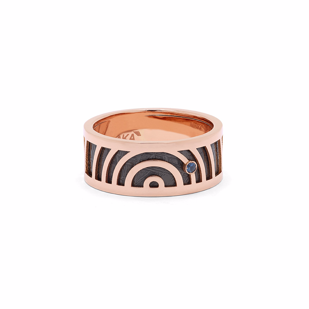 Wholesale Custom Italian Mens OEM/ODM Jewelry rose gold 925 silver ring