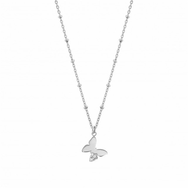 Tillverkare och leverantör av anpassade smycken Oem Odn Butterfly Halsband i 925 Sterling Silver grossist