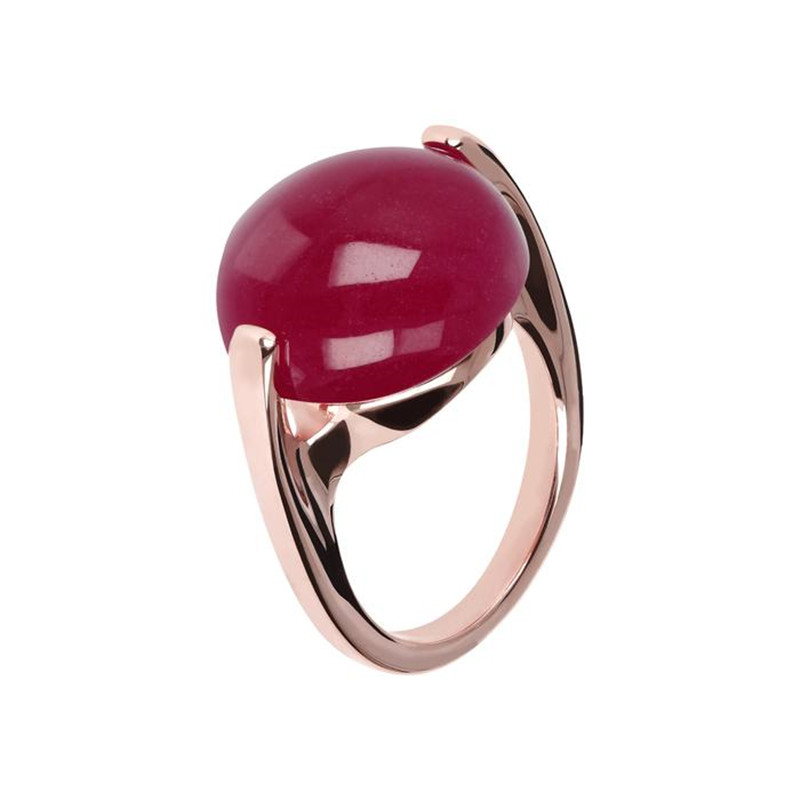 Pasgemaakte Juweliersware Natuursteen Cabochon Ring In Sterling Silwer groothandelaar