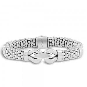 Custom Large Buckle Sterling Silver Caviar Mens Bracelets jewellry manufacturer supplier
