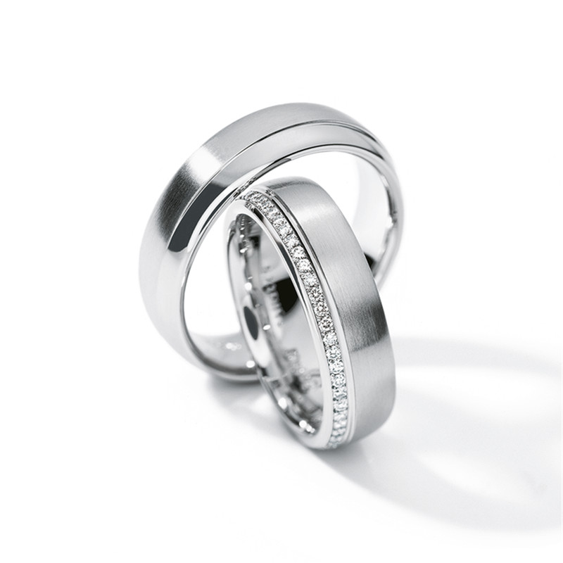 Custom Made CZ Ring hvidguld fyldt 925 sølv smykker producent