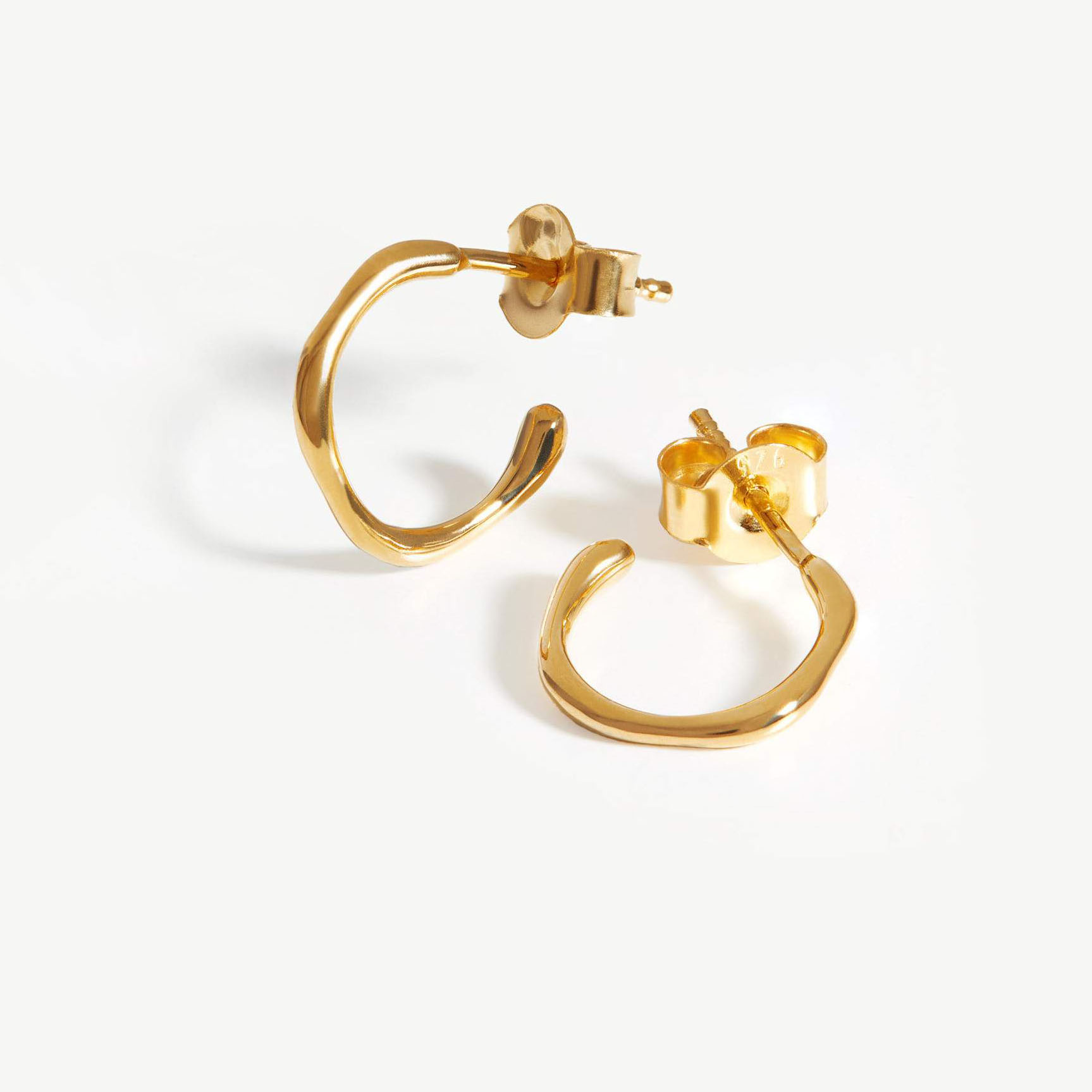 Custom Made Gold plated earrings Silver Jewelry manufacturer