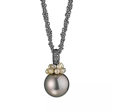 Vlastní vyrobený z hruškového náhrdelníku Velkoobchodní výrobce šperků 925 Sterling Silver