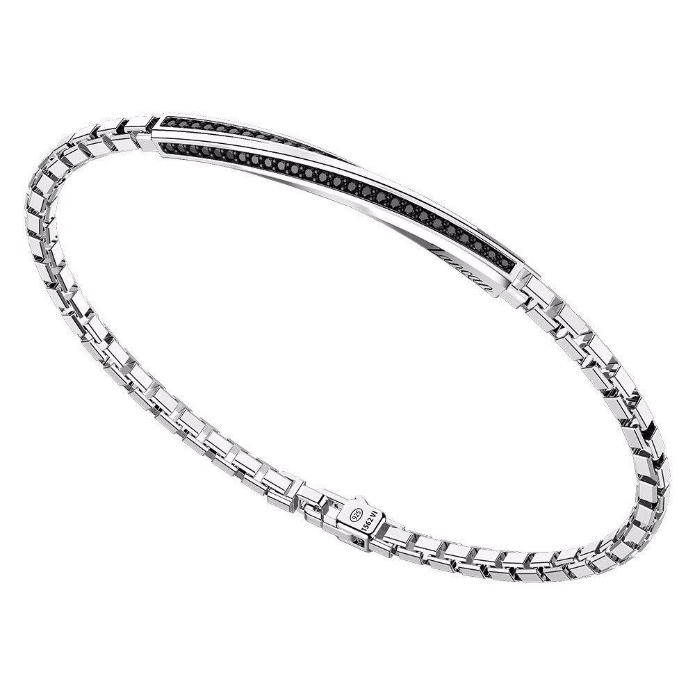 Großhandel kundenspezifisches Herrenarmband 925 Sterling Silber OEM/ODM Schmuckhersteller Großhändler