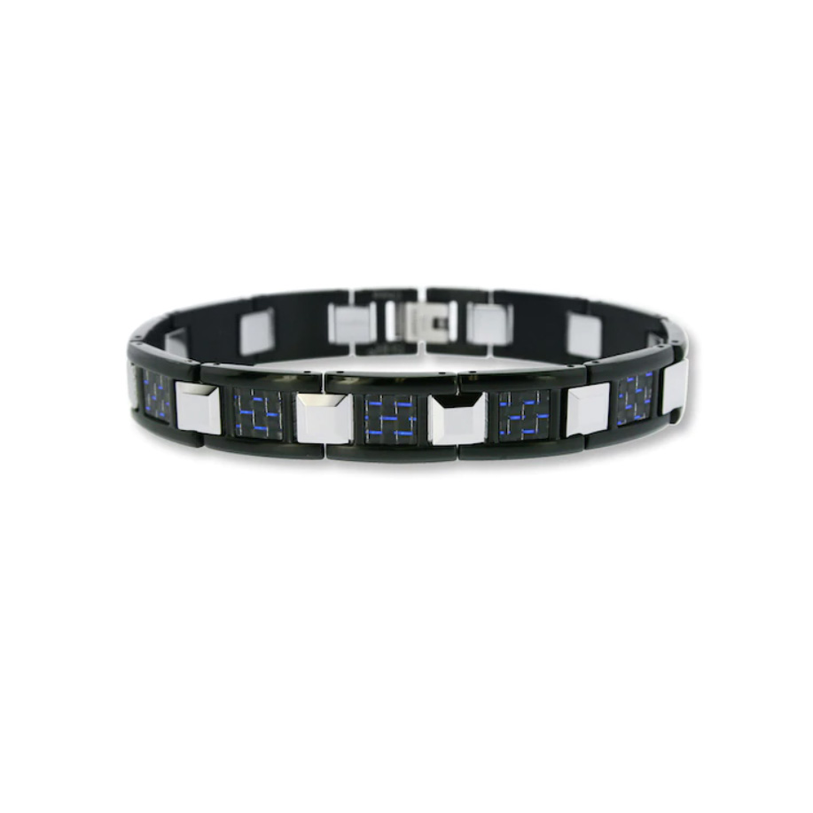 Custom Men’s Bracelet Stainless Steel & Tungsten make custom designed jewelry