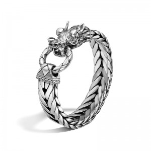 Grossistanpassade OEM/ODM smycken Herrlegender Naga armband sterling silver grossist rhodiumpläterade smycken