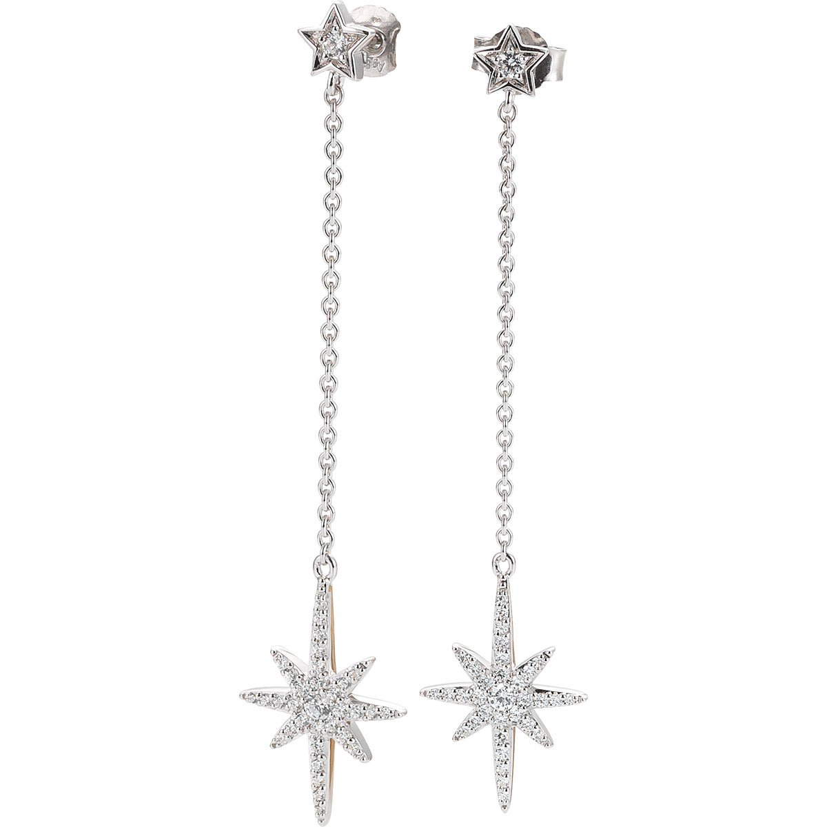 Custom OEM silver earrings women’s fine jewelry designer
