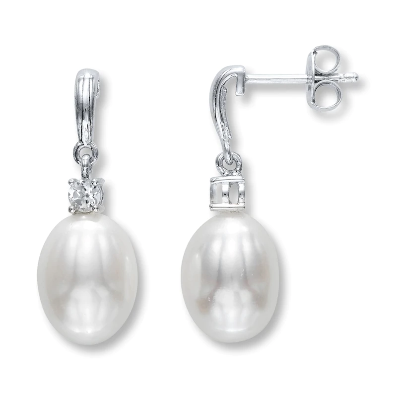 Brugerdefinerede perleøreringe 18K hvidguld OEM/ODM smykker Sterling Sølv Kina OEM smykkefabrik