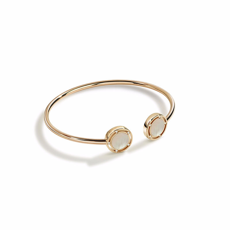 Wholesale Custom Pink gold plated pearl CZ bracelet design wholesale OEM/ODM Jewelry Italian Mens Womens Jewelry