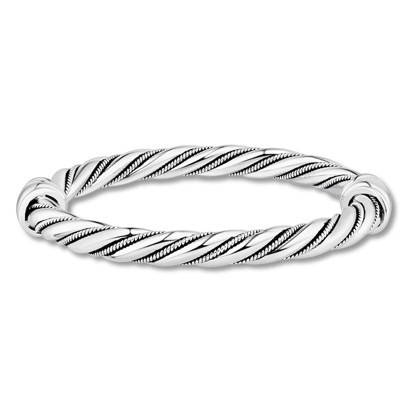 Großhandel Custom Ribbon Twist Armreif Sterling OEM/ODM Schmuck Silber OEM Schmuck Lieferanten