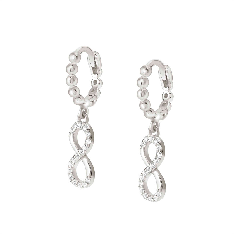 Custom Silver Earrings Zircon Jewelry Factory wholesale Manufacturers