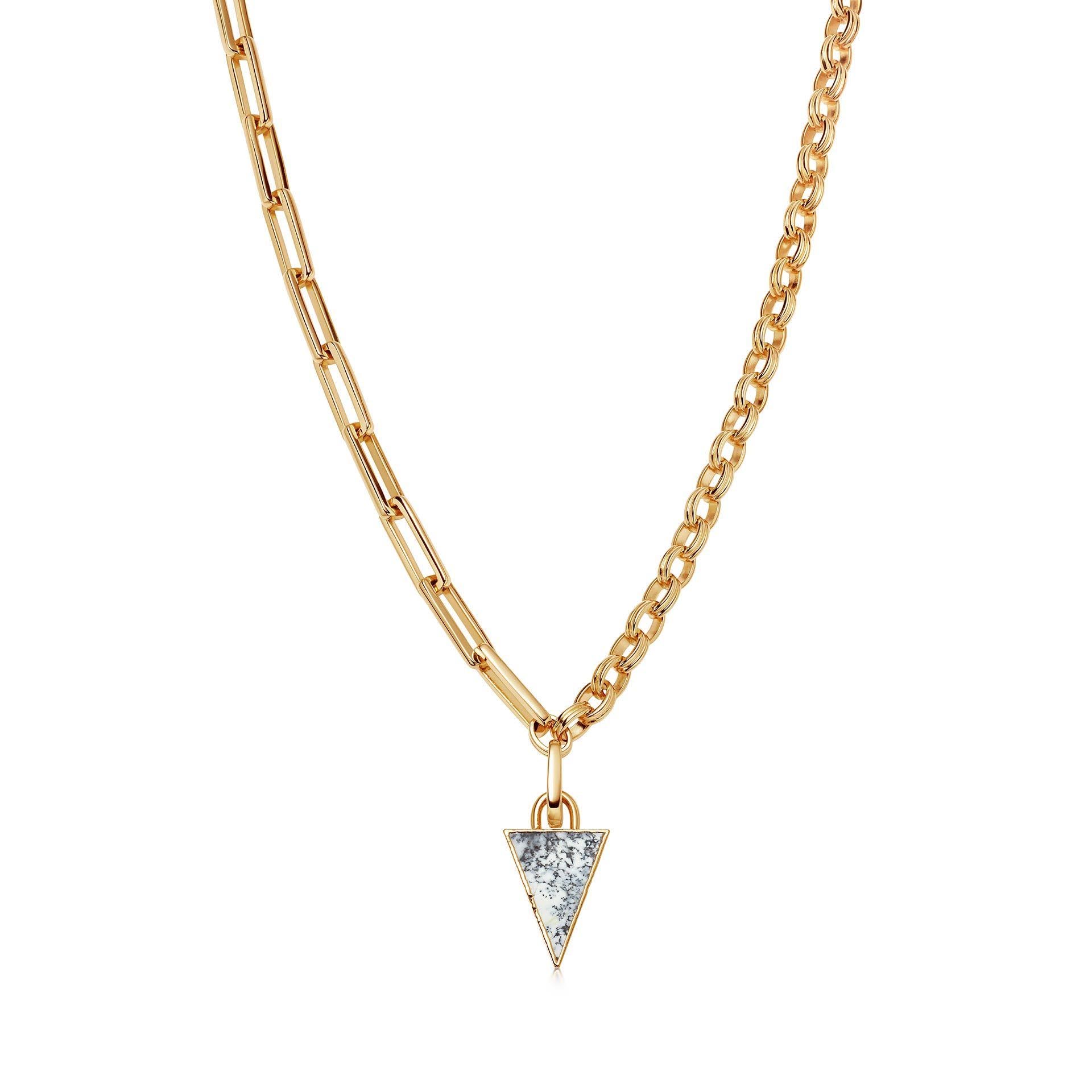 Velkoobchodní zakázkový španělský náhrdelník Charm 18ct OEM/ODM Jewelry Gold Vermeil On Sterling Silver OEM výrobce šperků