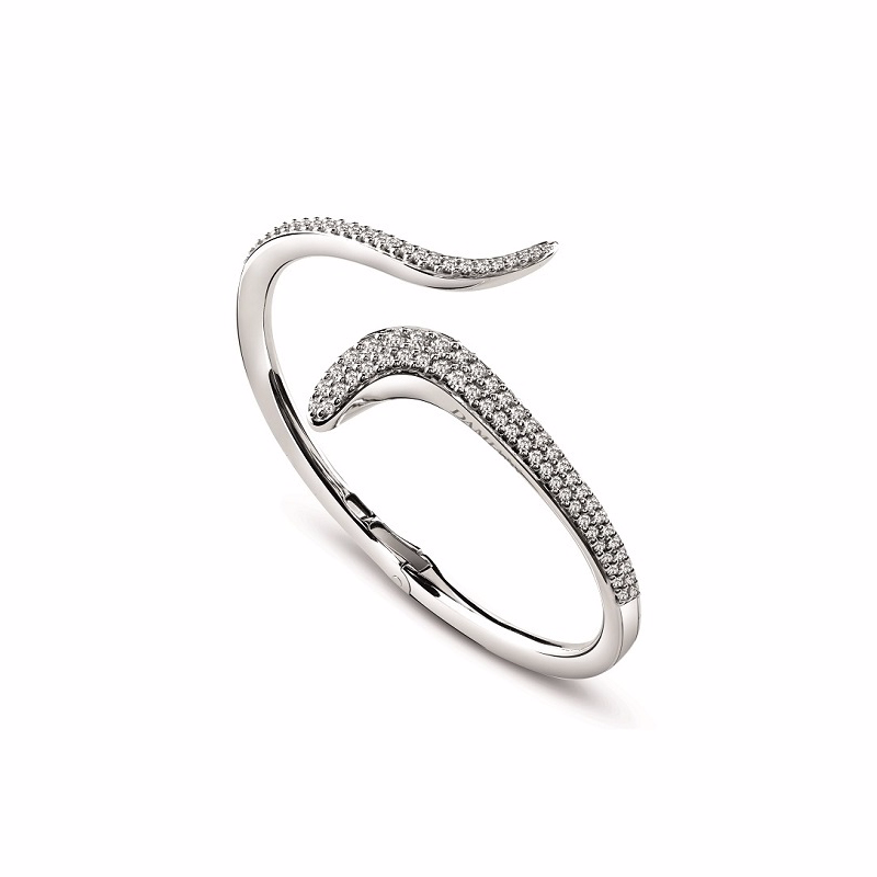 Wholesale OEM/ODM Jewelry Custom White gold CZ bracelet design wholesale men women Italian silver jewelry