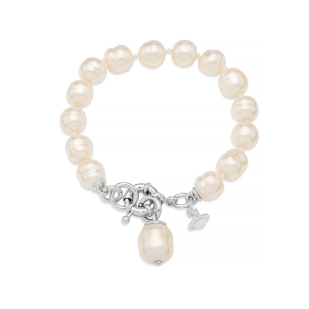 Anpassad grossist Silver Pearl Marella armband tillverkare