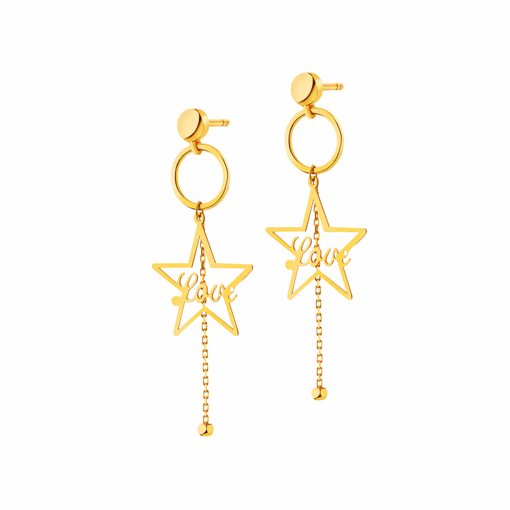Wholesale Custom Yellow Gold Earrings OEM/ODM Jewelry women’s fine jewelry designer