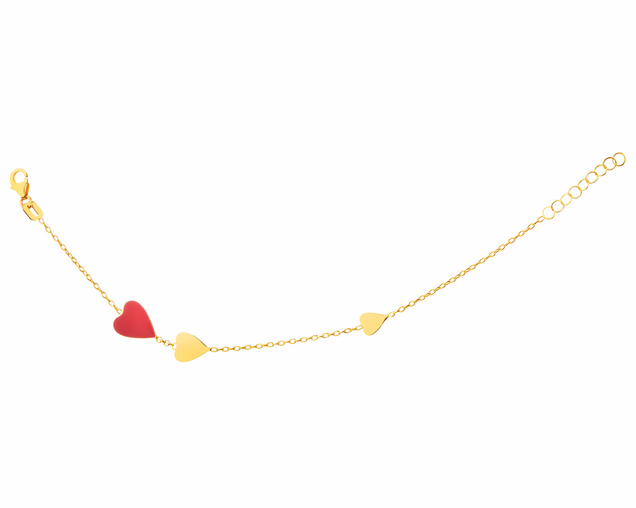 Fábrica personalizada al por mayor del OEM de la joyería de la pulsera del oro amarillo y del esmalte de la joyería OEM/ODM