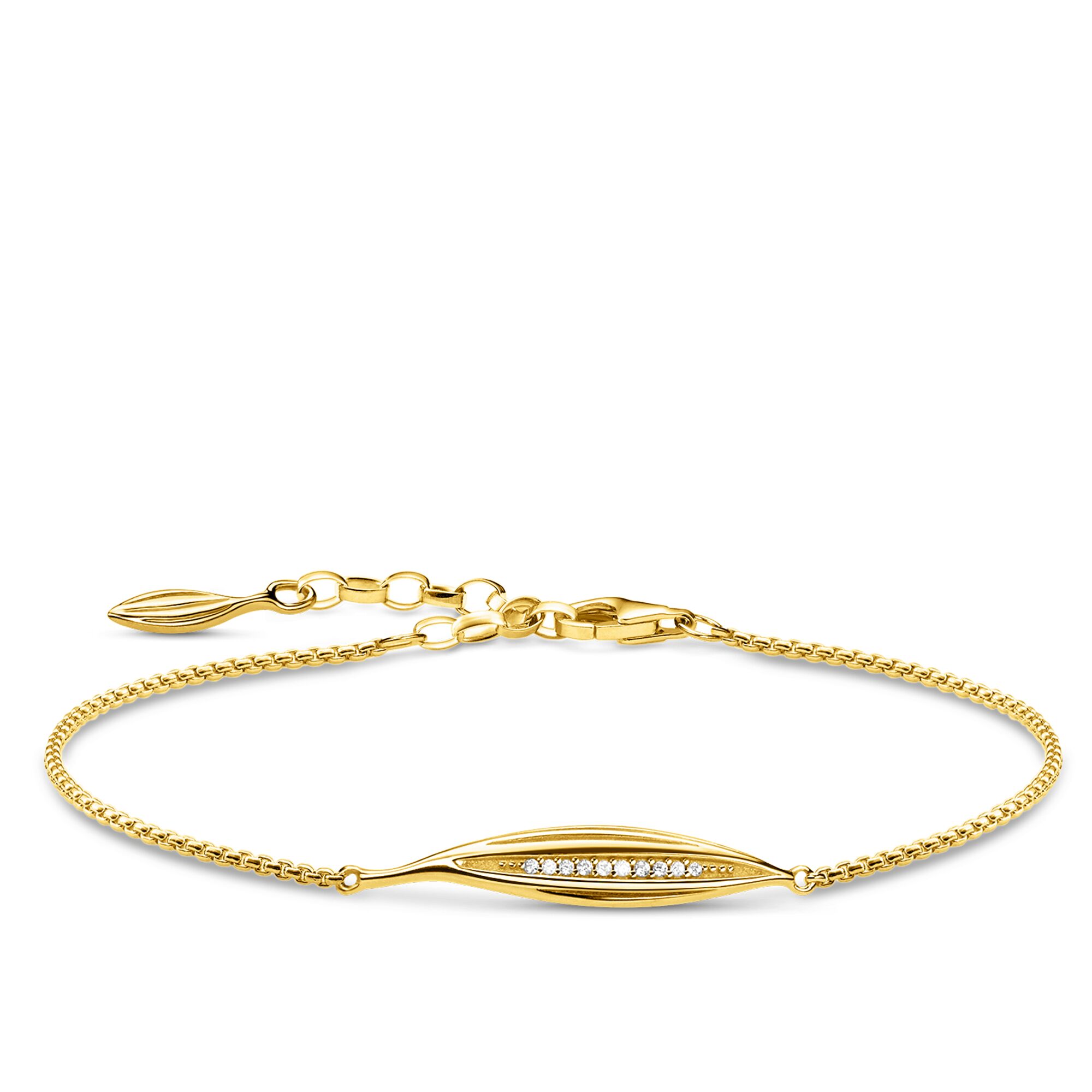 Grossist OEM/ODM Smycken Custom kedja armband för kvinnor i gul-guld pläterad 925 Sterling silver berlocker OEM fabrik