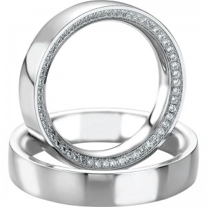 Joyería de anillo con nombre de circonita personalizada para lo mejor en venta al por mayor única
