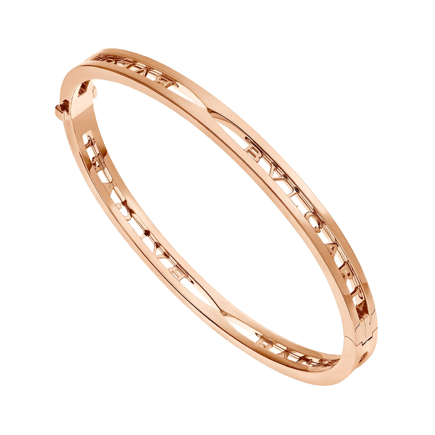 Bracciale rigido riempito in oro rosa 18 carati con design personalizzato all'ingrosso su gioielli OEM in argento sterling OEM / ODM