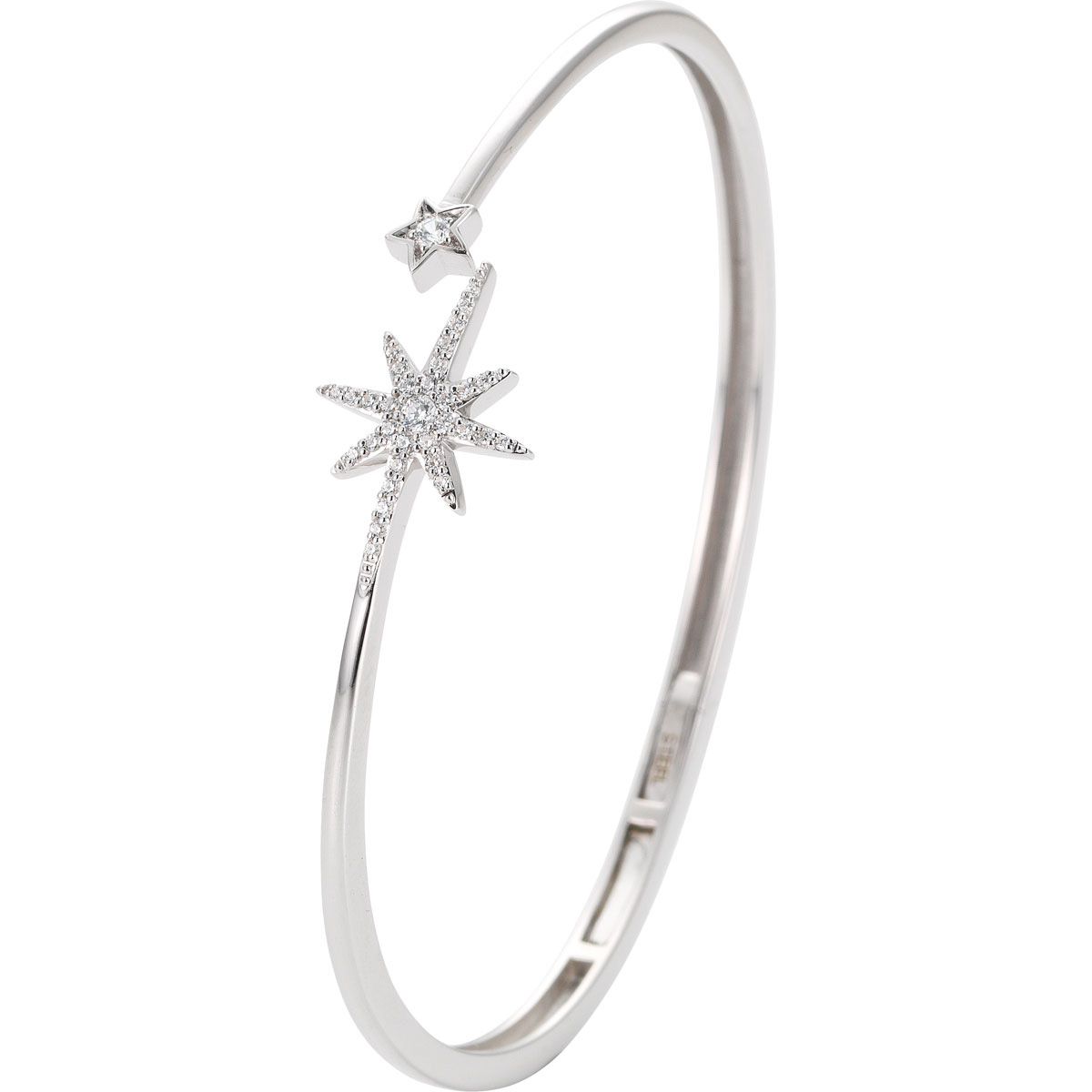 Custom design CZ bracelet rhodium jewelry manufacturers