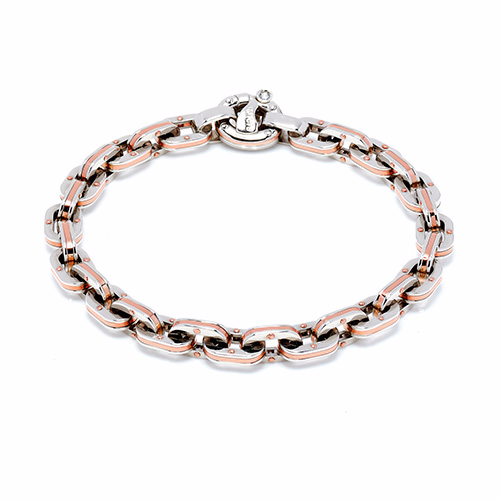 Wholesale OEM/ODM Jewelry Custom design Italian mens bracelets sterling silver supplier
