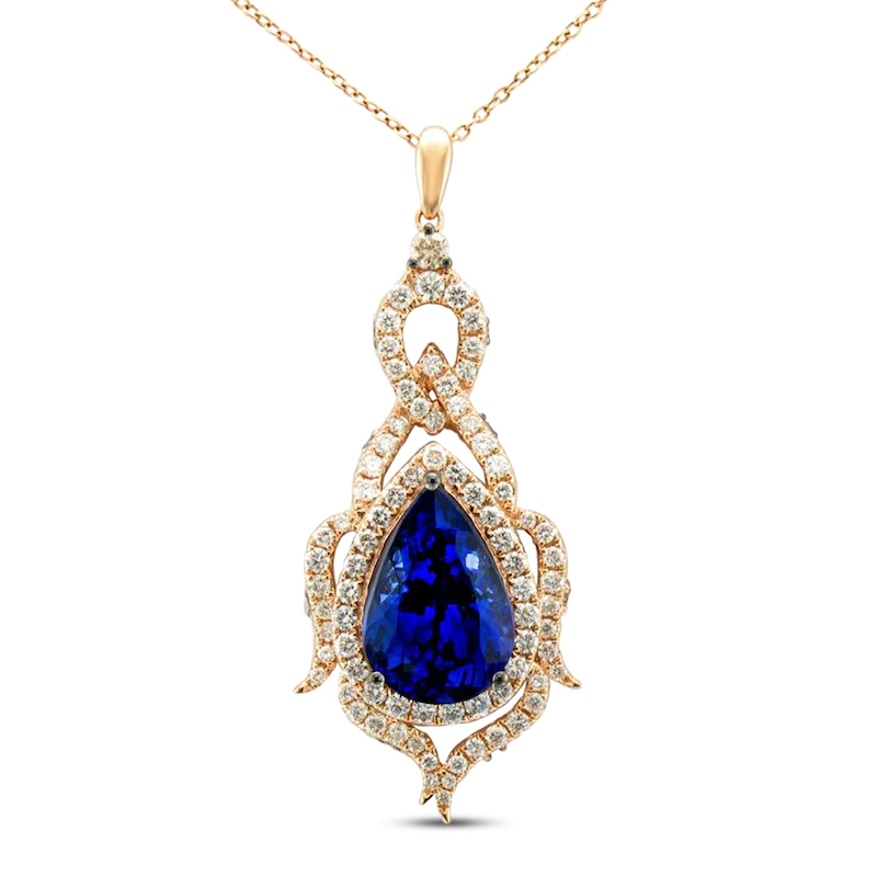 Collier de conception personnalisée en gros diamants or fraise 18 carats usine de bijoux OEM bijoux OEM/ODM