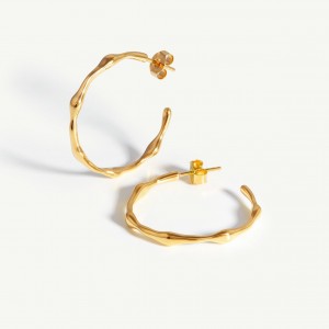 Custom design ODM OEM 925 sterling silver jewelry in earrings vermeil 18k gold