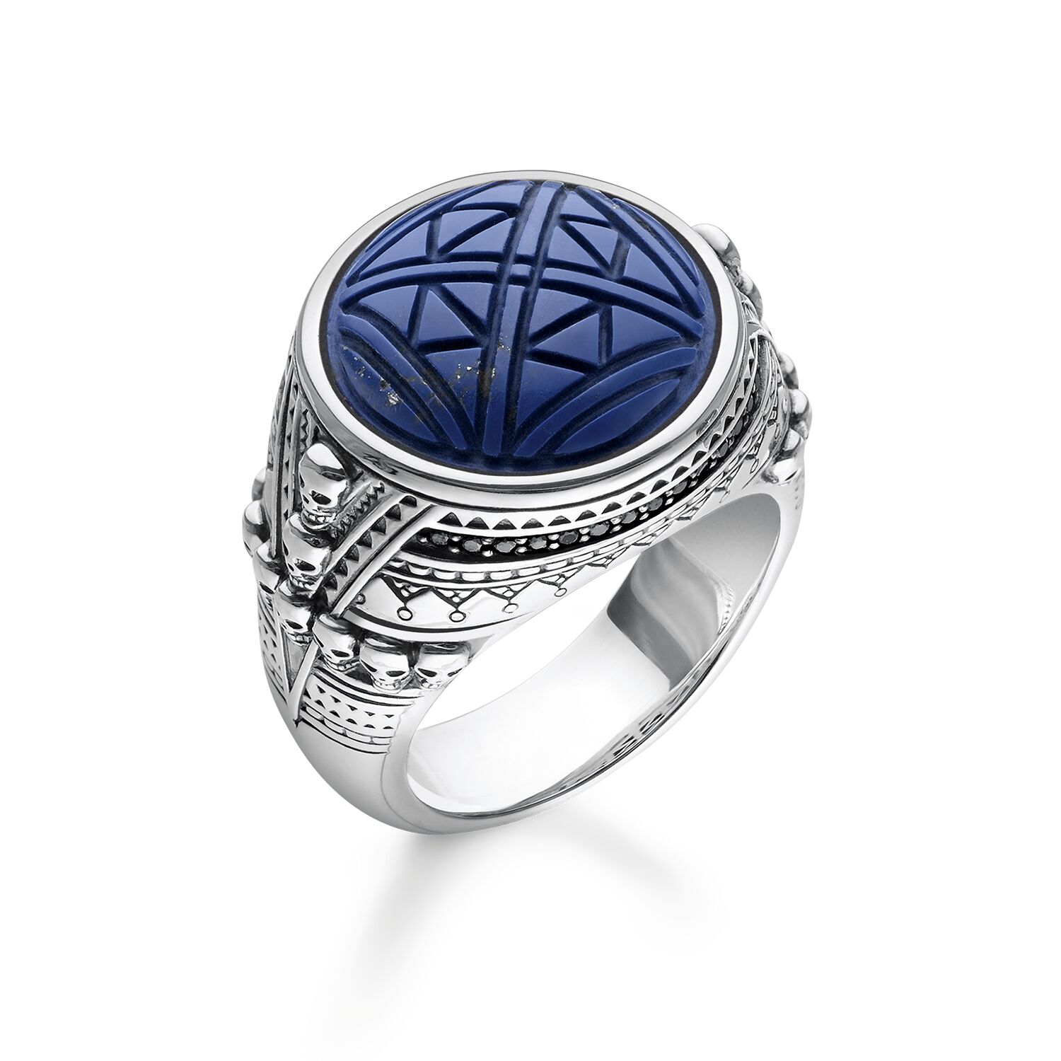 Wholesale Custom design men OEM/ODM Jewelry signet ring 925 sterling silver supplier