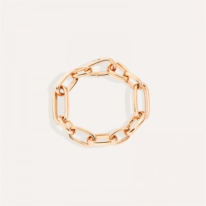 Custom design s925 rose gold filled bracelet vermeil rose gold 18kt
