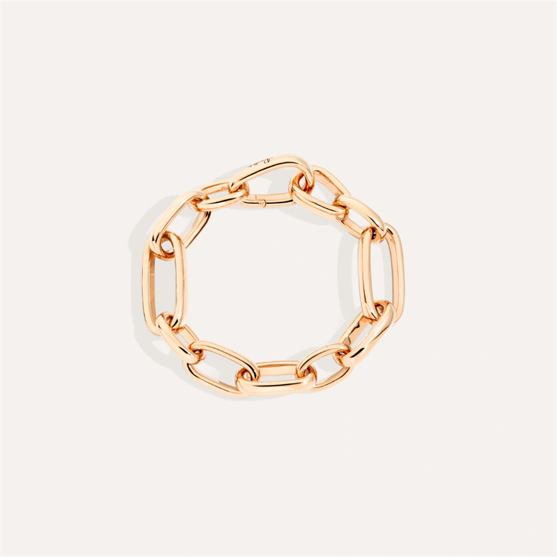 Anpassad design s925 roséguldfyllt armband vermeil roséguld 18kt