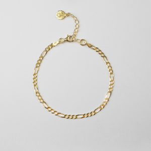 Custom design yellow gold vermeil plated bracelet for a jewelry retailer wholesaler