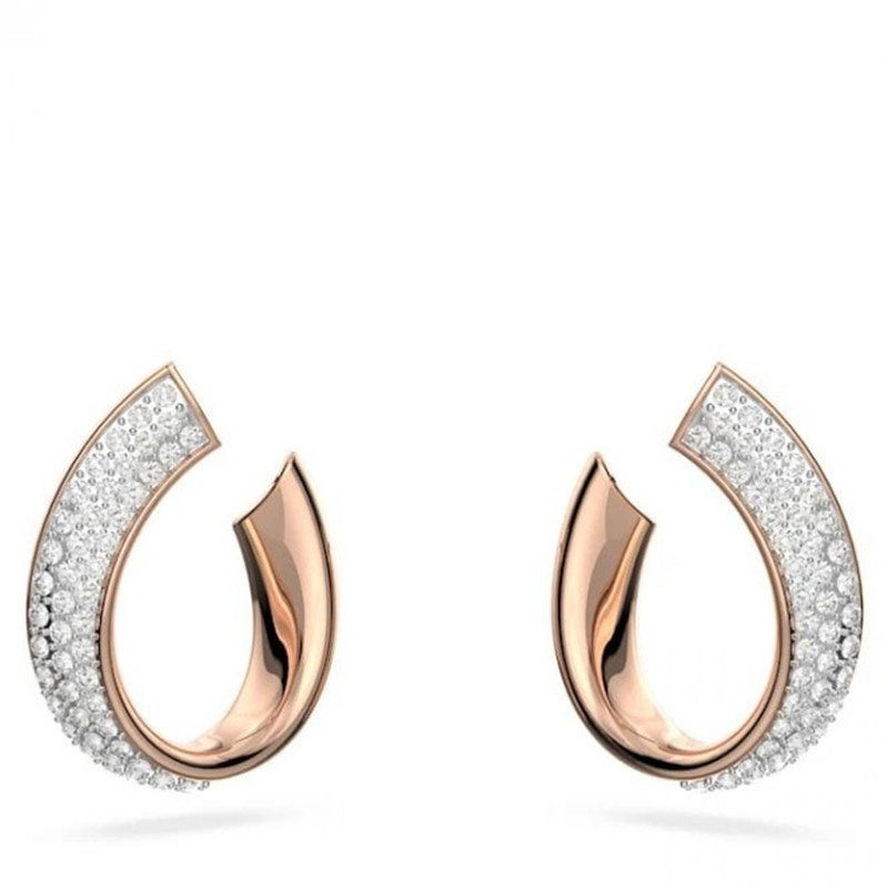 Custom design your jewelry OEM ODM Rose Gold Toned Exist small hoop earrings wholesaler