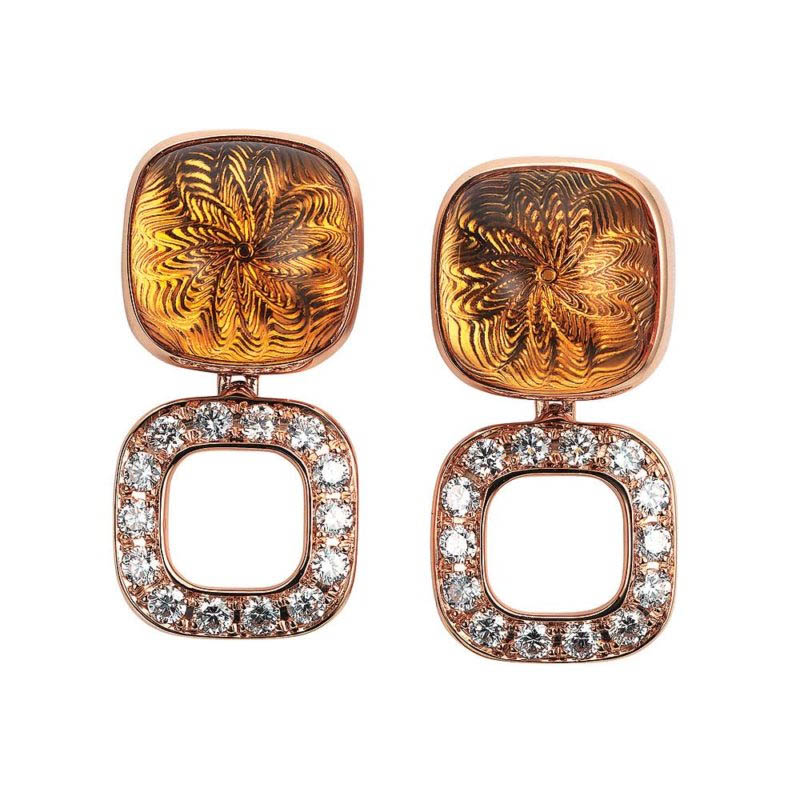 Custom earring from Zircon Jewelry Factory is absolutely beautiful