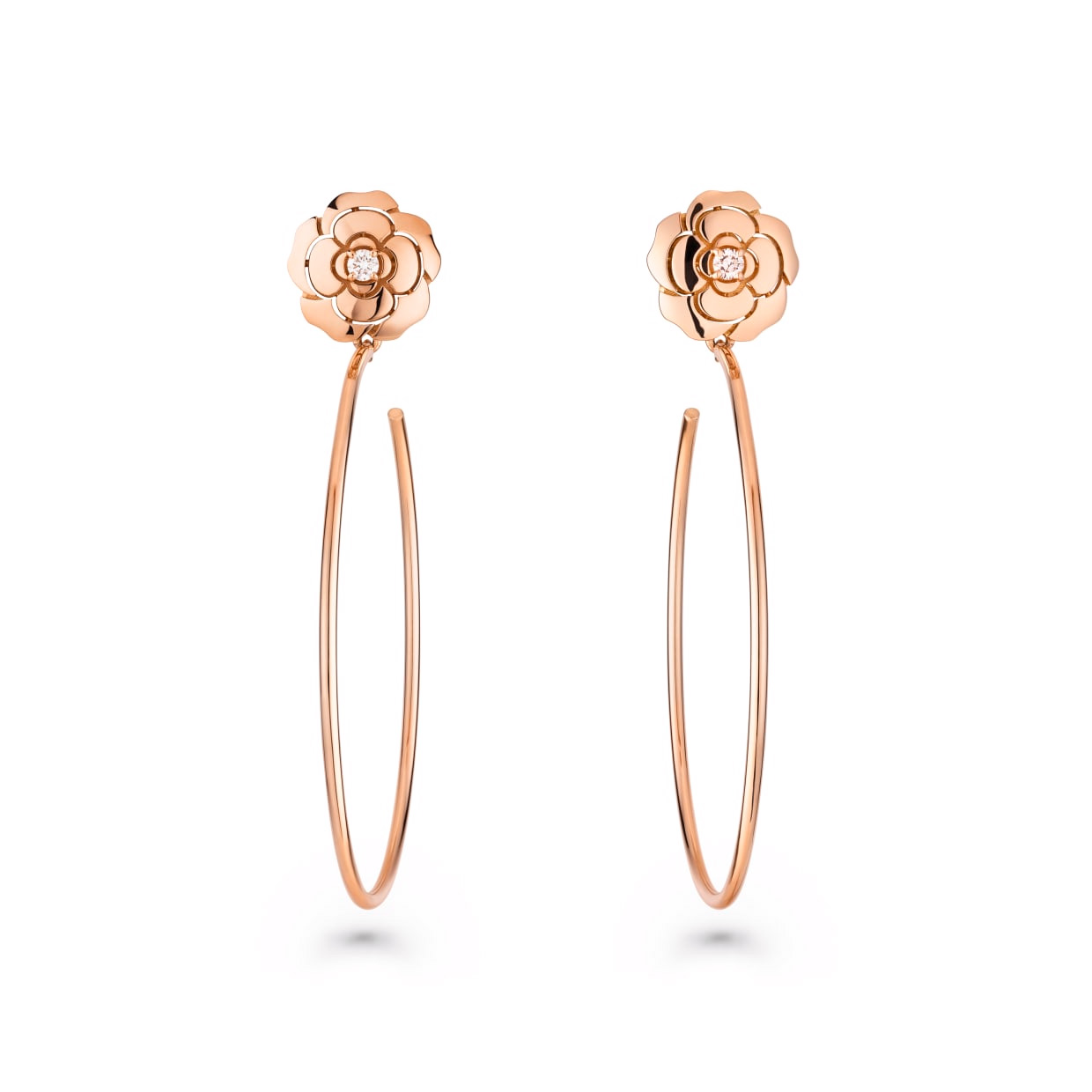 OEM/ODM Jewelry Custom earrings Silver Jewelry Design 18K pink gold plating silver jewelry OEM