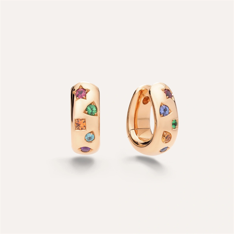 Custom earrings vermeil rose gold 18kt jewelry store near me