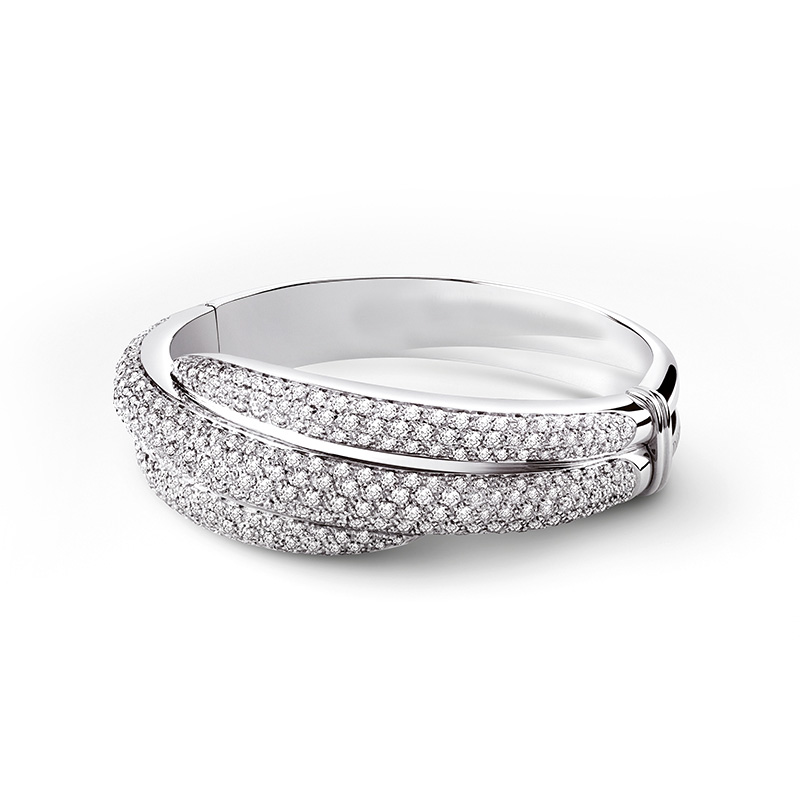 Wholesale Custom engraving OEM/ODM Jewelry White gold  bracelet Design your shape jewelry