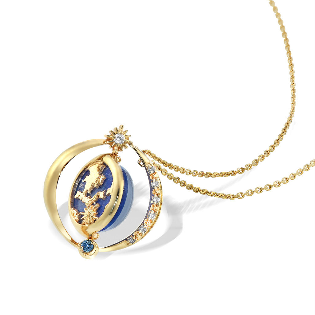 Wholesale OEM/ODM Jewelry Custom fine pendant with 18K gold plated on sterling silver oem factory