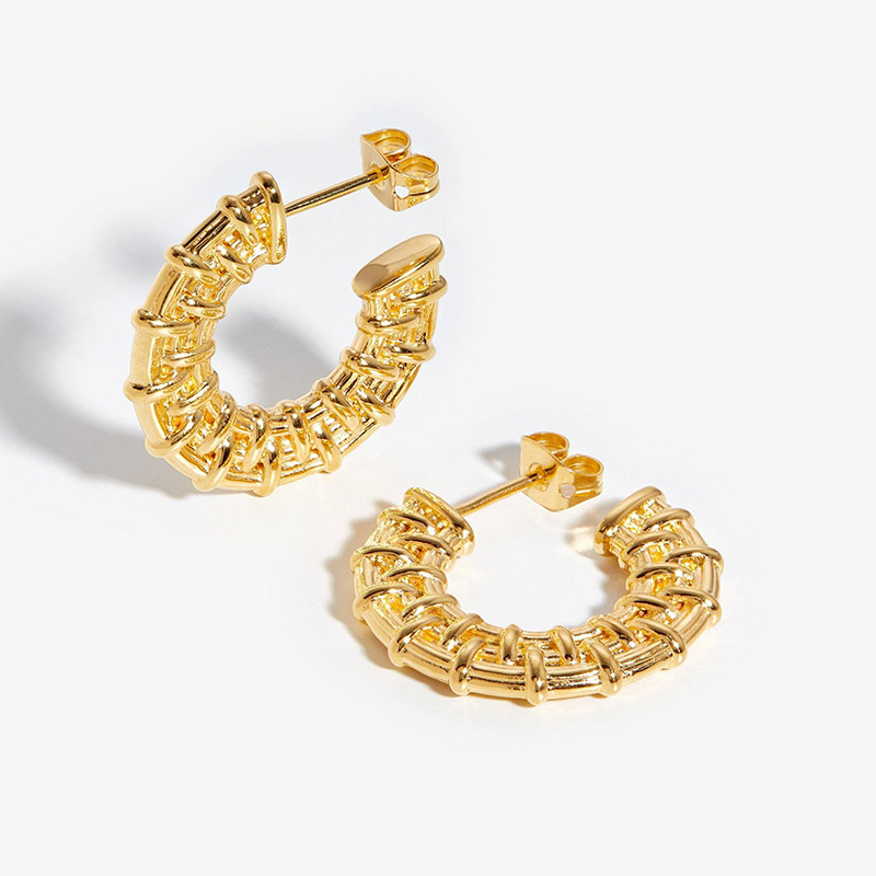 Custom gold plated silver earrings and make your own jewellery design