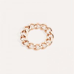 Custom jewelry made in korea bracelet-catene rose gold 18kt