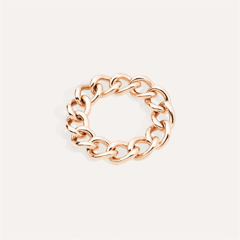 Custom jewelry made in korea bracelet-catene rose gold 18kt