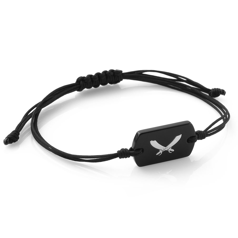 Pasgemaakte 14K witgoud katoenstringarmband Juweliersgroothandelaar en OEM-diens