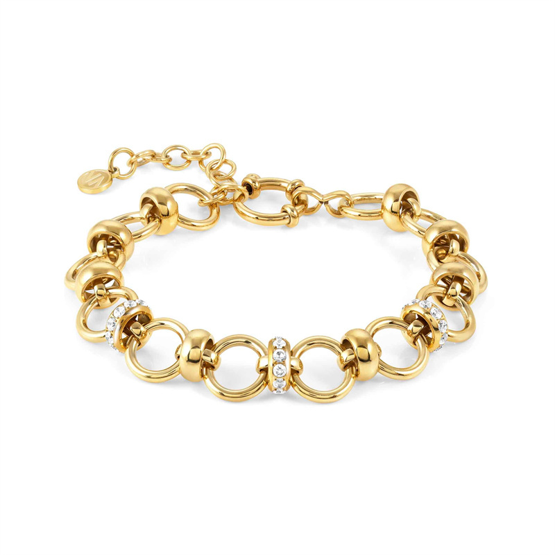 Custom made 18k gold plated bracelet fine silver jewelry OEM supplier