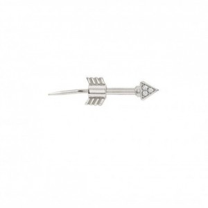 Custom made Earring with Arrow in silver for private label jewelry wholesaler