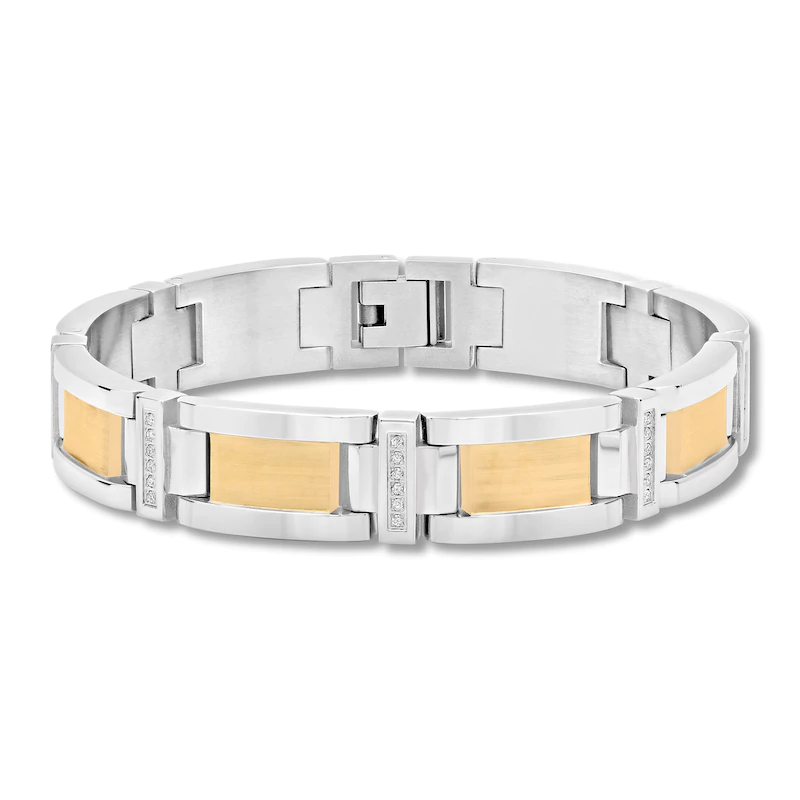 Wholesale Custom made OEM/ODM Jewelry Men’s Link Bracelet Round Stainless Steel Ion-Plating