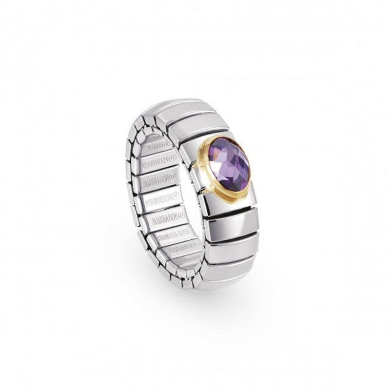 Custom made Sterling silver ring with 18K rhodium plated and Cubic Zirconia for UK OEM jewelry retailer