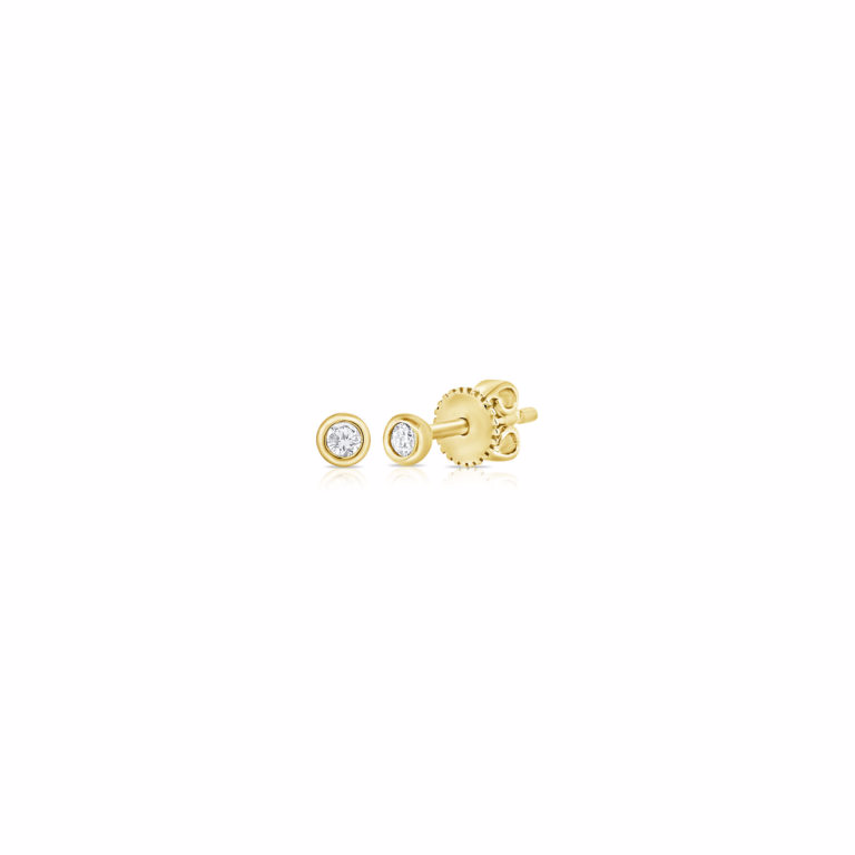 Anting yang dibuat khusus dalam pemasok perhiasan OEM/ODM perak murni berlapis emas 18k